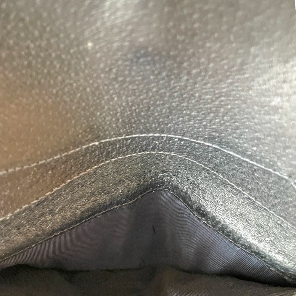 GUCCI Vintage Navy Blue Classic GG Motif Monogram Long Wallet - Picture 9 of 13